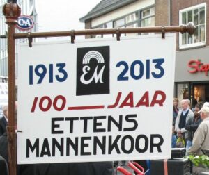 Honderd jaar Ettens Mannenkoor Billboard